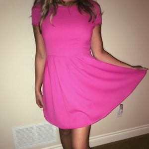 Pink Boutique Cap-Sleeve Dress
